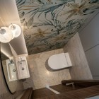 Małe WC - widok z góry